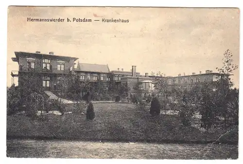 AK, Potsdam Hermannswerder, Krankenhaus, 1917