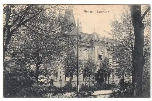 AK, Velten, Turnhalle, um 1912