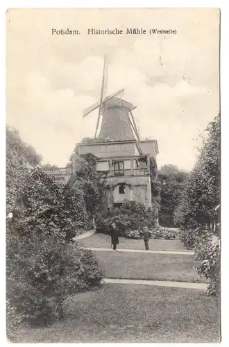AK, Potsdam, Historische Mühle, Ansicht von der Westseite, 1907