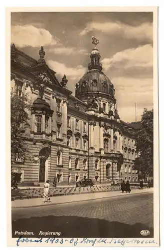 AK, Potsdam, Regierung (heute Stadthaus), 1944