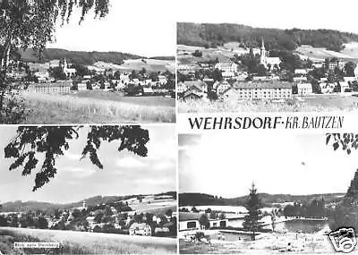 AK, Wehrsdorf Kr. Bautzen, vier Abb., 1972
