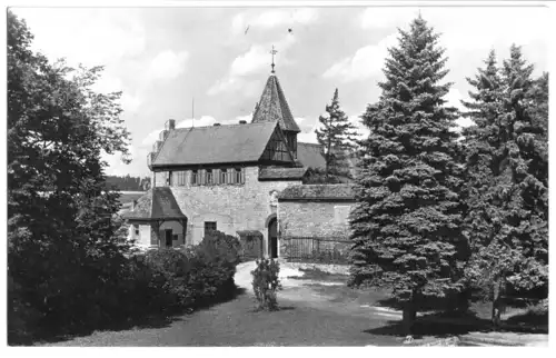 AK, Kranichfeld Ilm, Niederburg, 1966
