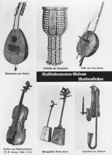 AK, Markneukirchen, Musikinstrumenten-Museum, 6. Abb.