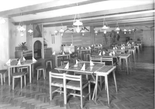 AK, Oberhof Thür. Wald, HOG "Oberer Hof", Gastr., 1974