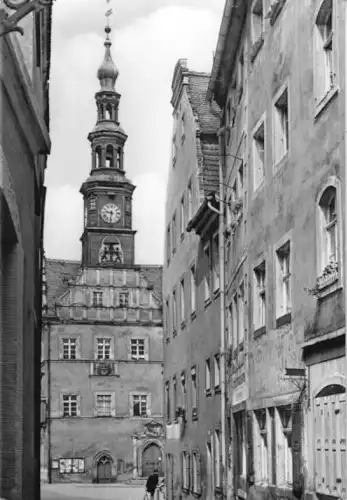 AK, Pirna, Blick zum Rathaus, 1971
