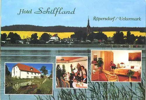 AK, Röpersdorf b. Prenzlau, Hotel "Schilfland", ca 1996