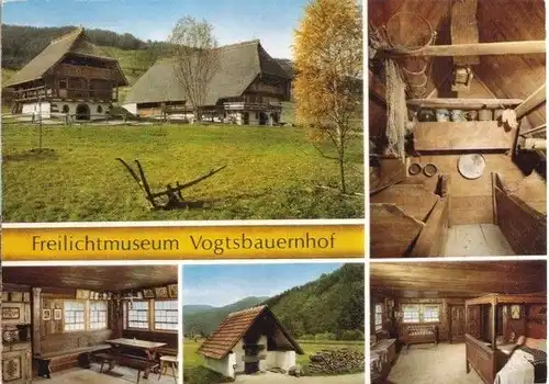 AK, Gutach, Schwarzwälder Freilichtmuseum "Vogtsbauernhof", um 1980