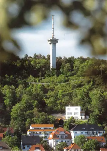 AK, Jena, Blick zum Aussichtsturm auf dem Landgrafen, um 2005