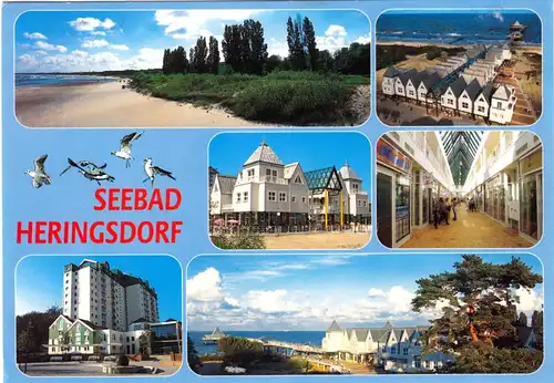 AK, Seebad Heringsdorf auf Usedom, sechs Abb., um 1996