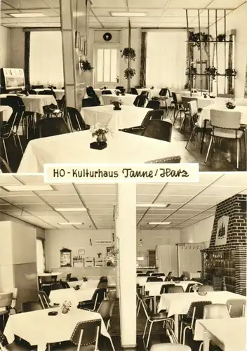AK, Tanne Harz, HO-Kulturhaus, Gasträume, 1971