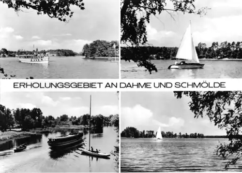 AK, Prieros Kr. Königs Wusterhausen, Erholungsgebiet an Dahme und Schmölde, 1976