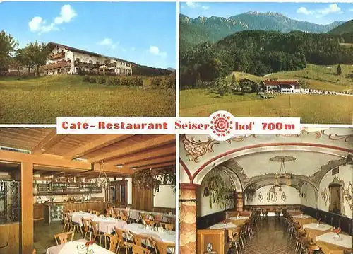 AK, Reit, Café "Seiserhof", 4 Abb., 1974