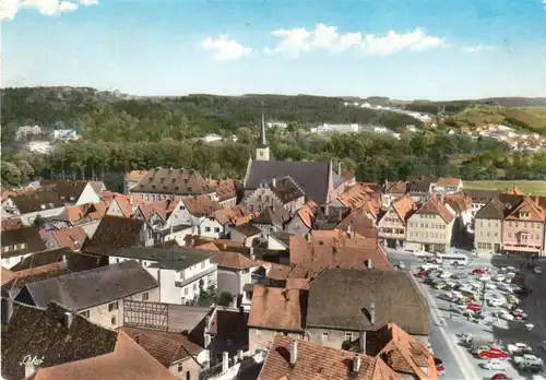 AK, Bad Neustadt Saale, Teilansicht, um 1974