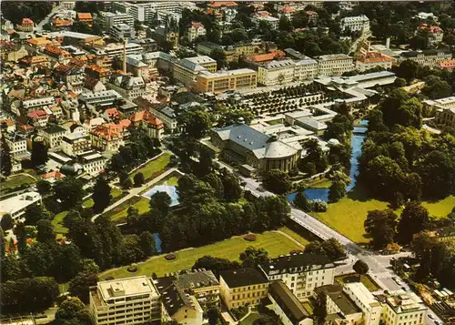 AK, Bad Kissingen, Luftbildansicht, um 1980
