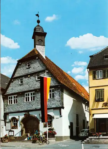 AK, Amorbach Odw., Altes Rathaus, um 1980