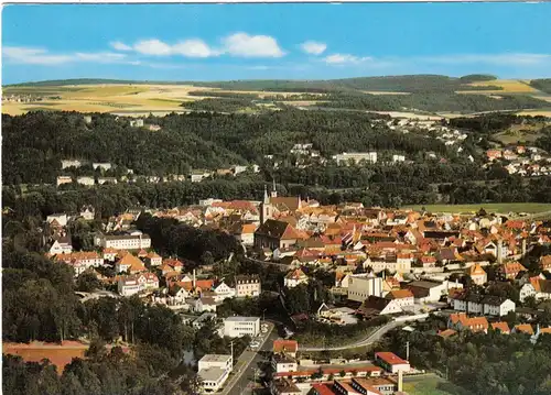 AK, Bad Neustadt Saale, Luftbildansicht, um 1980