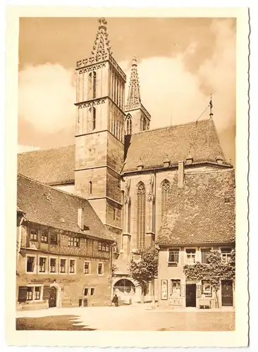 AK, Rothenburg o.T., St. Jakobskirche, um 1955