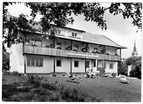 AK, Oberstaufen Allgäu, Gäste- und Kurheim Eberle, um 1969