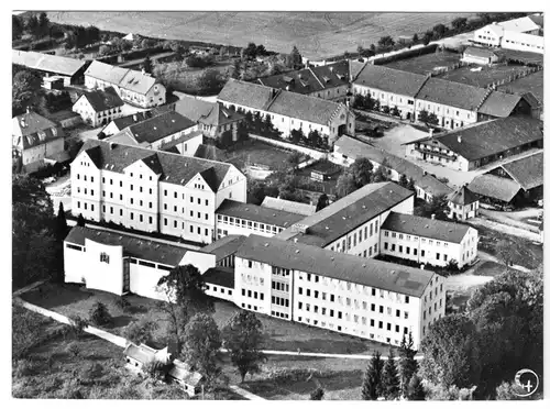 AK, St. Ottilien, Missionsseminar, Luftbildansicht, um 1968