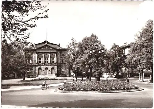 AK, Göttingen, Theaterplatz, 1963