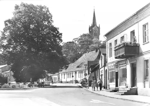 AK, Feldberg Kr. Neustrelitz, Fürstenberger Str., 1982