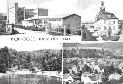 AK, Königsee Kr. Rudolstadt, vier Abb., 1983