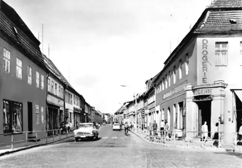 AK, Herzberg Elster, Ernst-Thälmann-Str., 1976