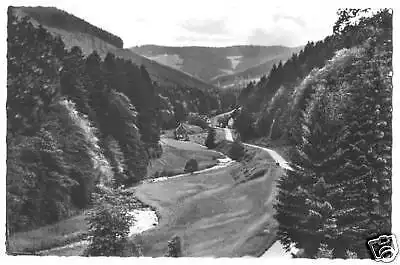 AK, Wildbad Schwarzwald, Partie im Eyachtal, 1960