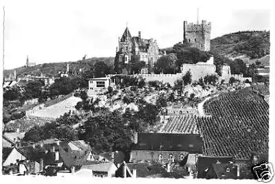 AK, Bingen am Rhein, Burg Klopp, ca. 1962