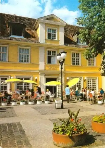 AK, Potsdam, Klement-Gottwald-Str., Café Babett, 1986