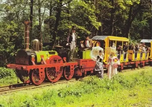 AK, Görlitz, Görlitzer - Oldtimer - Pioniereisenbahn, 1984