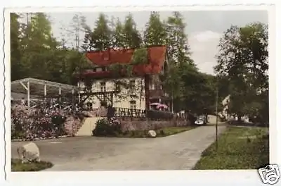 AK, Restaurant Grundmühle im Schorgasttal, ca. 1962