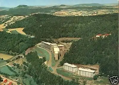 AK, Schwabthal, Sanatorium Lautergrund, Luftbild, 1972