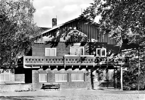 AK, Sonneberg Thür. Wald, Blockhütte, 1975