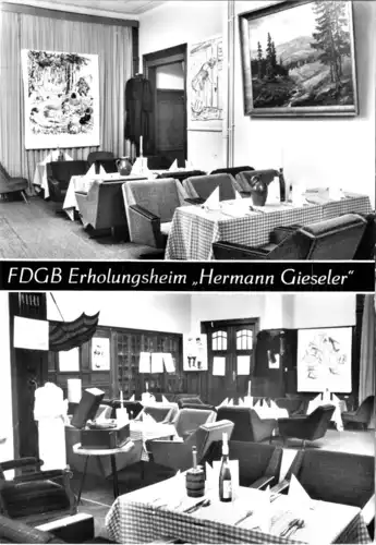 AK, Schierke Harz, FDGB-Heim,  Zille-Abend, 1975