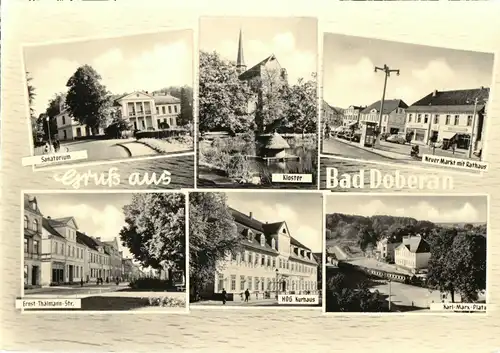 AK, Bad Doberan, sechs Abb., gestaltet, 1967