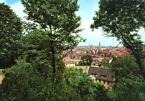 AK, Bielefeld, Blick auf die Stadt, 1966