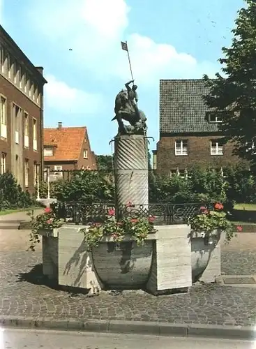 AK, Ahaus Westf., Georgs-Brunnen, ca. 1974