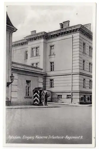 AK,  Potsdam, Henning-von-Tresckow-Str., Kaserne Infanterie-Regiment 9, um 1938