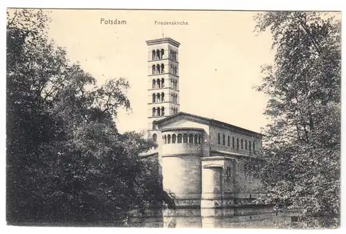 AK,  Potsdam, Friedenskirche, 1912
