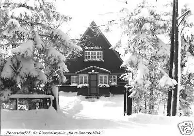 AK, Hermsdorf Erzgeb., Haus Sonnenblick, Winter, 1978