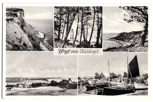 AK, Insel Hiddensee, fünf Abb., 1959