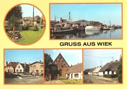 AK, Wiek Rügen, 5Abb., u.a. Ortsansichten, 1988