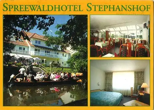 AK, Lübben Spreewald, "Spreewaldhotel Stephanshof" 1995