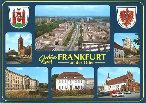 AK, Frankfurt a.d. Oder, 6 Abb., ca. 1994