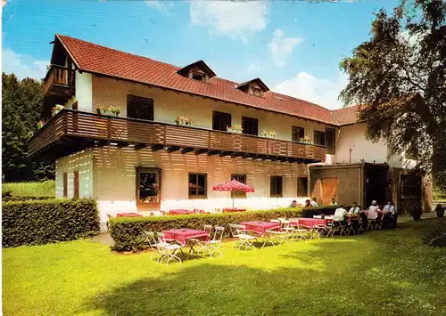 AK, Laubach Obh., Hotel - Pension Waldhaus, 1971