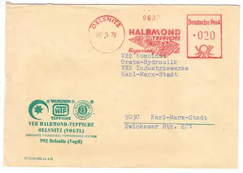 AFS, Halbmond Teppiche liegen richtig!, o Oelsnitz, 26.5.72
