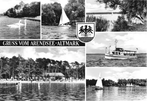 AK, Arendsee Altmark, sechs Abb., 1972