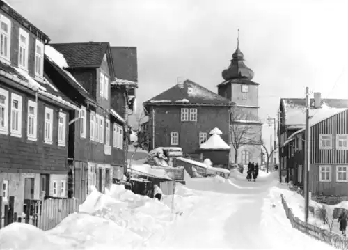 AK, Schnett Kr. Hildburghausen, Straßenansicht, 1972