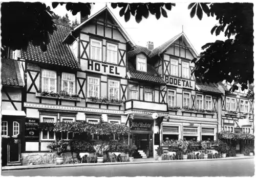 AK, Rübeland Harz, Hotel Bodetal, 1963